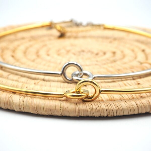 Collana rigida con nodo - immagine 4