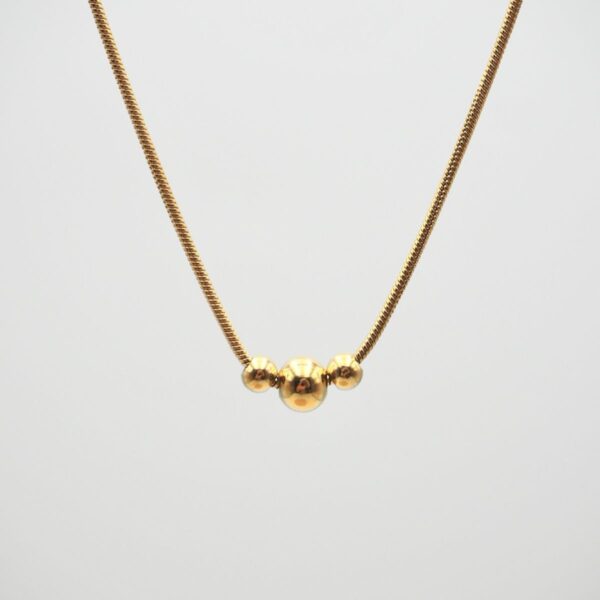 Collana snake con perline - immagine 4