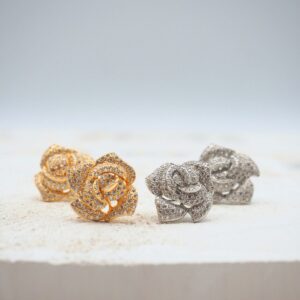 Orecchini rosa 3D