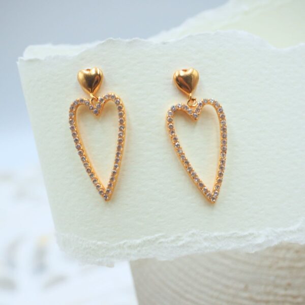 Orecchini cuore - immagine 5
