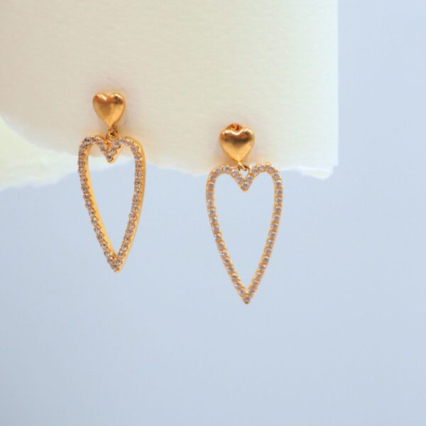 Orecchini cuore - immagine 4