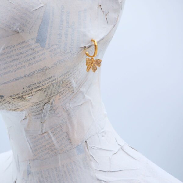 orecchini farfalla - immagine 3