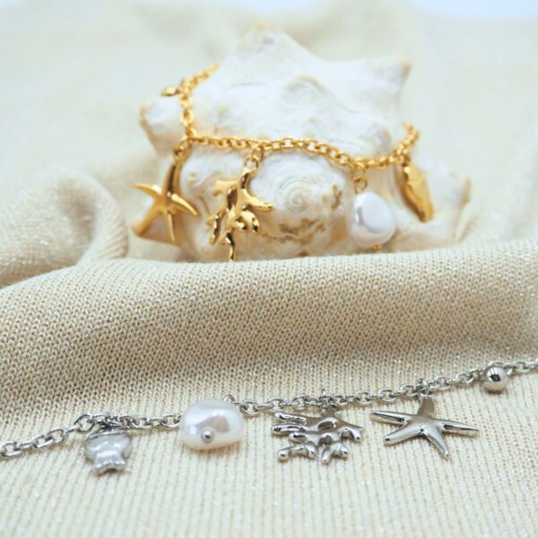 Braccialetto charms corallo - immagine 4