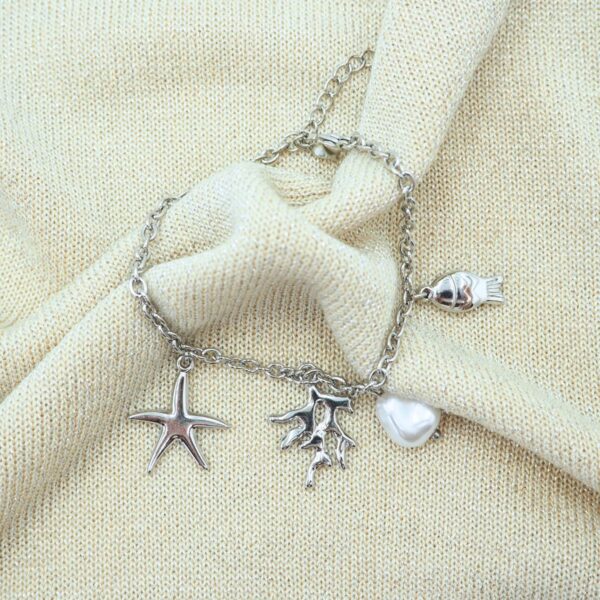 Braccialetto charms corallo - immagine 5