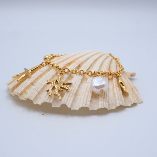 Braccialetto charms corallo - immagine 2