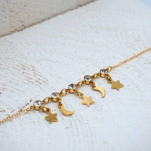 Braccialetto stelle luna - immagine 2