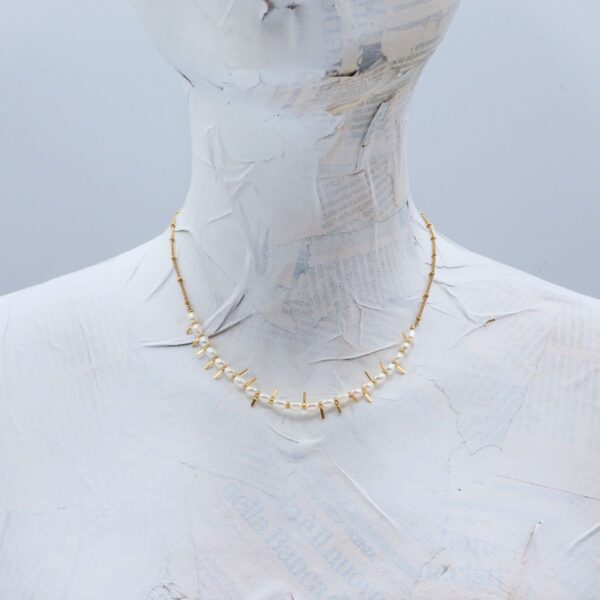 Collana perle e spine - immagine 4