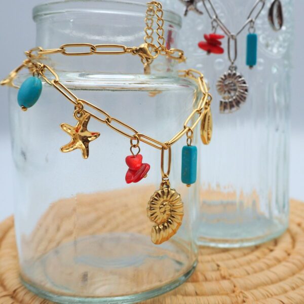 Collana charms turchesi - immagine 2