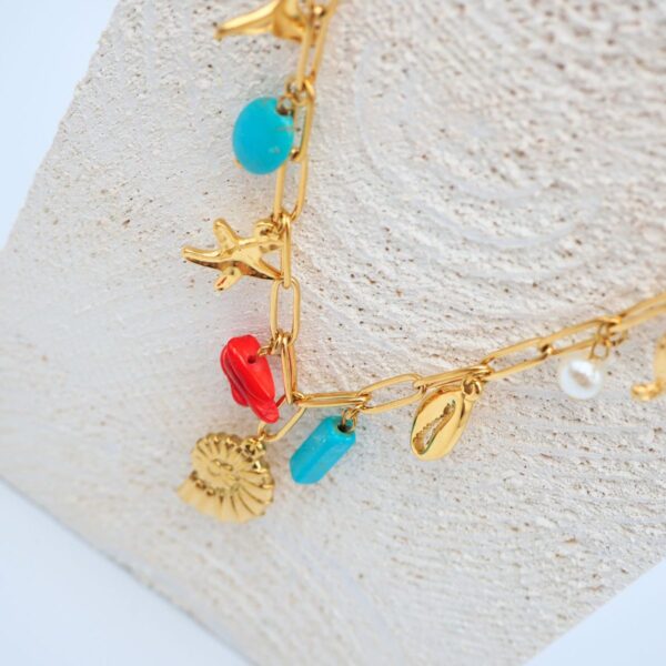 Collana charms turchesi - immagine 5